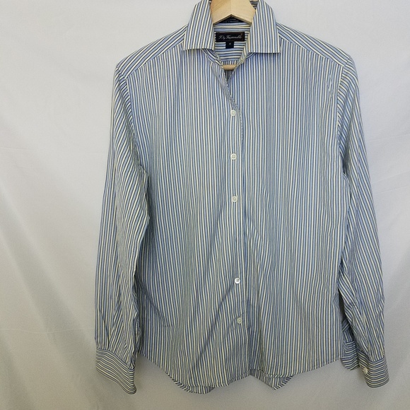 f. by faconnable 100%cotton dress shirt (AF18) - Picture 1 of 4